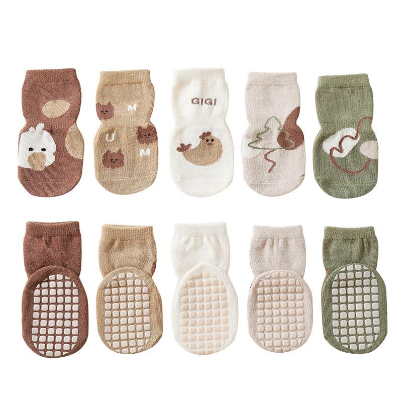 Product Introduction of Tất trẻ em cao cấp Tất mùa đông cho bé trai bé gái hãng NEMO BABY có hạt chống trượt chất len siêu mềm dày dặn 0