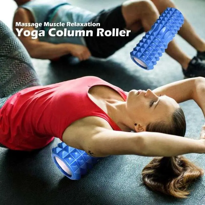 Roller Alat bantu Yoga Hollow Column Foam Gym Exercise - D334 OTS
