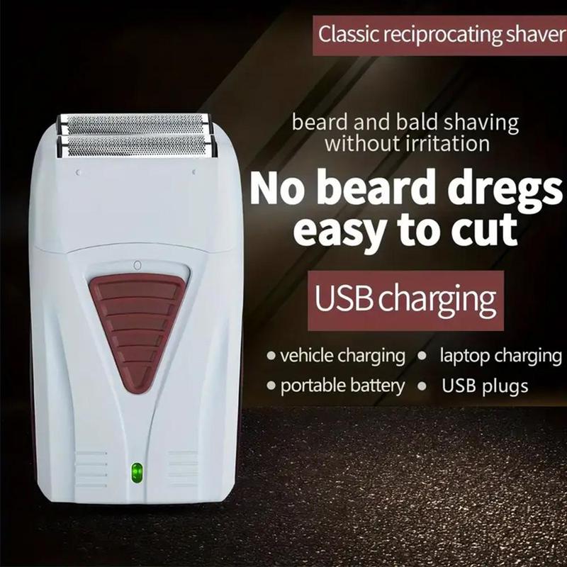 Shaver Rechargeable USB Charging Beard Trimmers For Men, Cordless Electric Hair Shaver 3