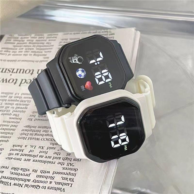 Product Introduction of Đồng Hồ Thông Minh Trẻ Em, Chất Liệu Silicon, Đồng Hồ Điện Tử, Không Thấm Nước, Thích Hợp Cho Bé Trai Và Bé Gái, Học Sinh, Đồng Hồ Đeo Tay Kỹ Thuật Số 16