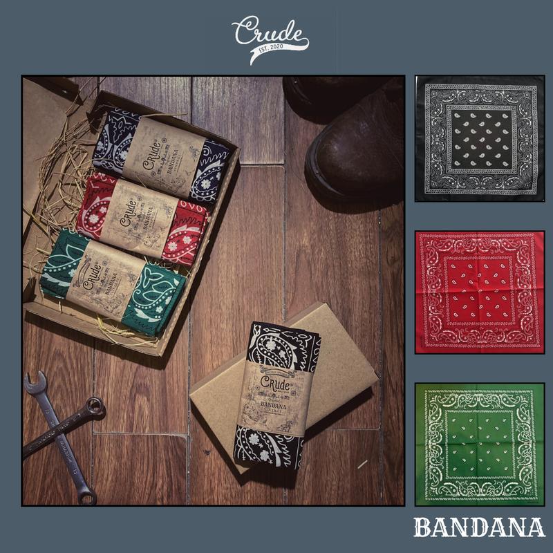  Khăn vuông Bandana Nam Nữ Paisley - Phong cách Cổ điển Hiphop Streetwear Đa năng Vải Cotton 55x55cm 