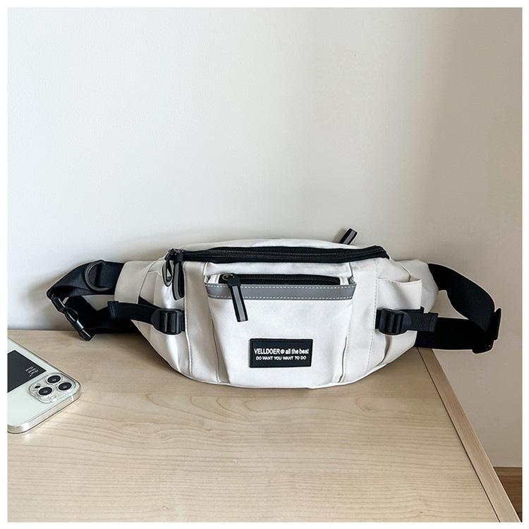 Product Introduction of New Japanese Ins Chest Bag Harajuku Large-Capacity Crossbody Bag Men's Fashion Brand Multi-Functional Travel Sports Small Bag All-Match Waist Bag 23