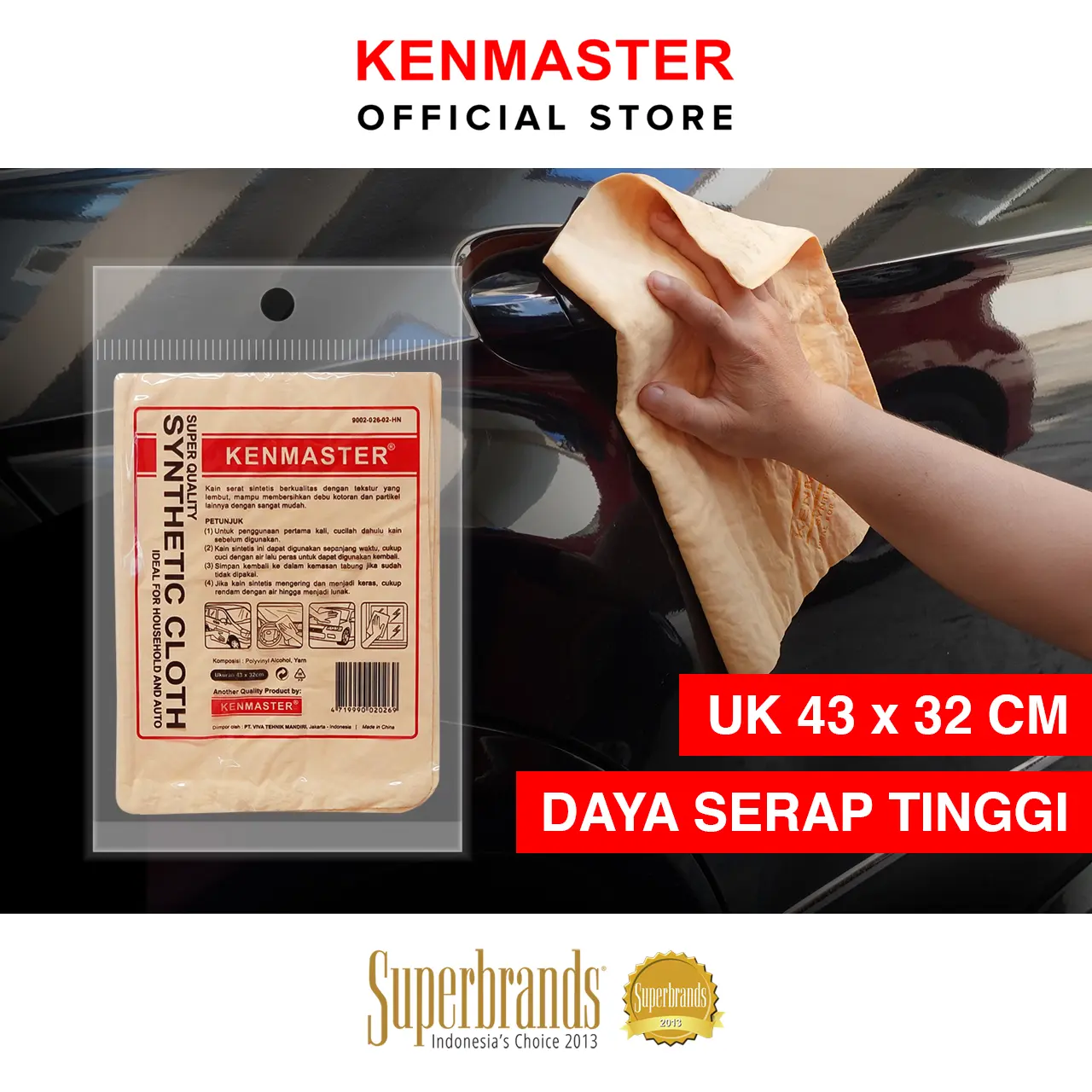 Kenmaster Plas Chamois Refill / Lap Chamois Refill / Lap Serbaguna