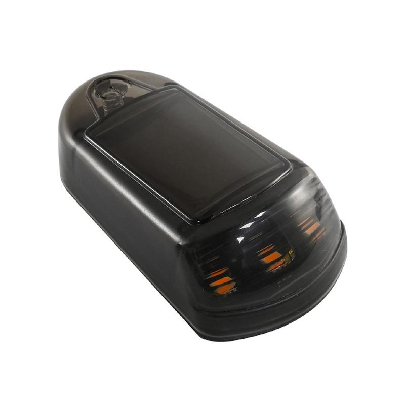 1PC Car Roof Lights Solar Powered Flashing Lights Yellow or 7 Colors Cab Punch-Free Phone App Control Wireless Or Truck #472360 8