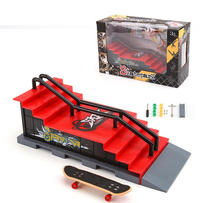 Arena Fingerboard mainan Skateboard jari diecast miniatur Skate board Arena Mini Game hobi koleksi Finger board