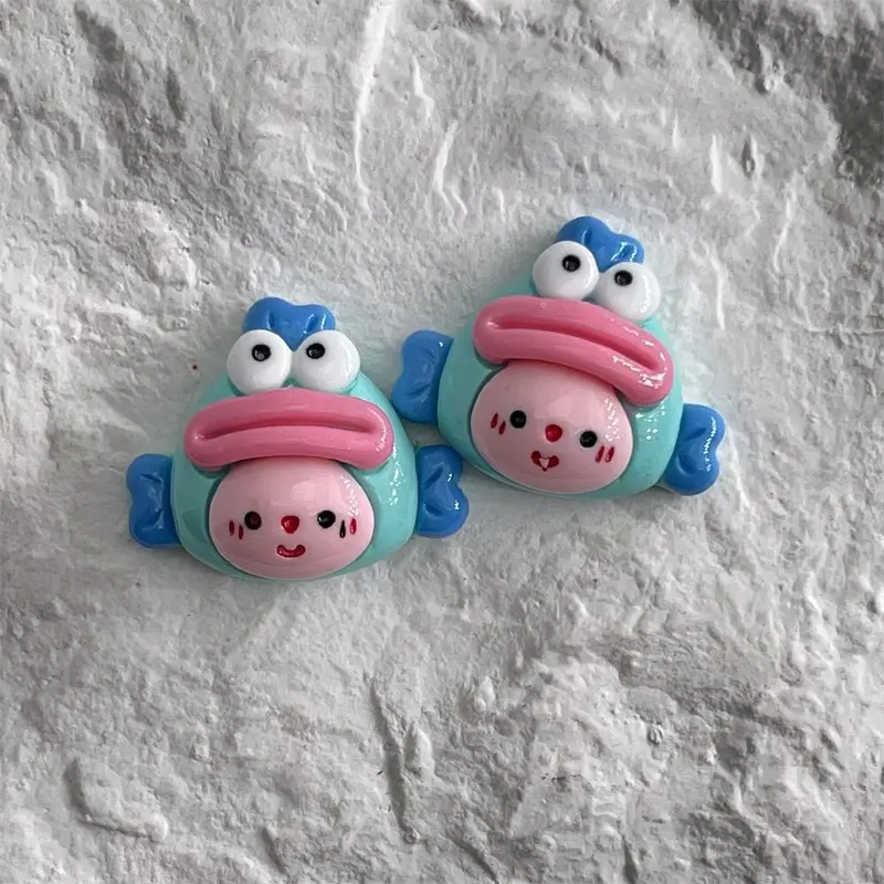 Khóa Giày, Thiết Kế Cá Nhảy Hoạt Hình Jibbitz Chéo, Phụ Kiện Tự Làm, Charm Croc, Nút Đồ Trang Trí Jibbitz 5