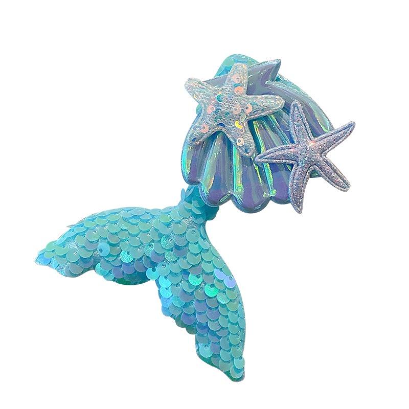 Kẹp Tóc Trẻ Em Nàng Tiên Cá Sequin Kẹp Bên Phong Cách Hàn Quốc Kẹp Mỏ Vịt Ngọt Ngào Kẹp Tóc Thời Trang Cho Bé Gái Cho Trẻ Em Phụ Kiện Tóc 8