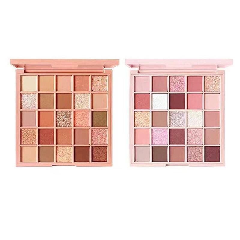 Bảng Phấn Mắt 25 Màu Lì Sắc Tố Ngọc Trai Có Chất Lì Dễ Tẩy Trang Tiện Dụng màu đẹp bảngmắt colorgram Mỹ Phẩm Cosmetic Trang Điểm