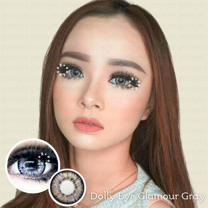 Gambar Softlens Dolly Eye Glamour Gray (Abu-Abu) dari Geoeyes Kota Administrasi Jakarta Utara 4 Tokopedia