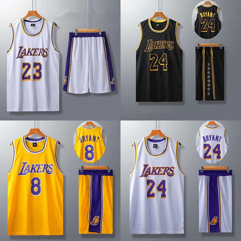 Áo Thi Đấu Lakers, Kobe Số, Năm 2024Số lượng: 24Trang Phục Bóng Rổ, James, Số 8Bộ Đồ Thể Thao Trẻ Em, 23 Miếng, Thích Hợp Cho Học Sinh Nam Và Nữ, Lý Tưởng Để Tập Luyện
