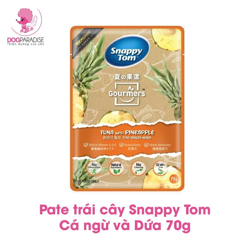 Product Introduction of Pate giá rẻ cho mèo Snappy Tom vị trái cây 70gr - Dog Paradise 2