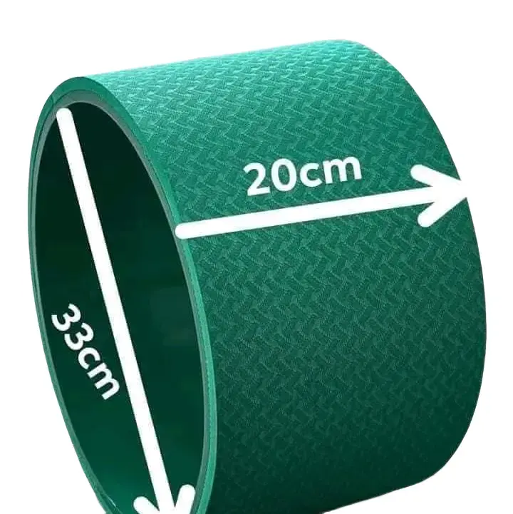 Vòng yoga bản to 20cm bọc thảm tpe 8mm dày dặn chắc chắn, chống trơn trượt, chịu lực lên đến 150kg #vòngyoga #vòngtapyoga #vòngmassage #vòng #mởvai #yoga Cao Su Tập Yoga