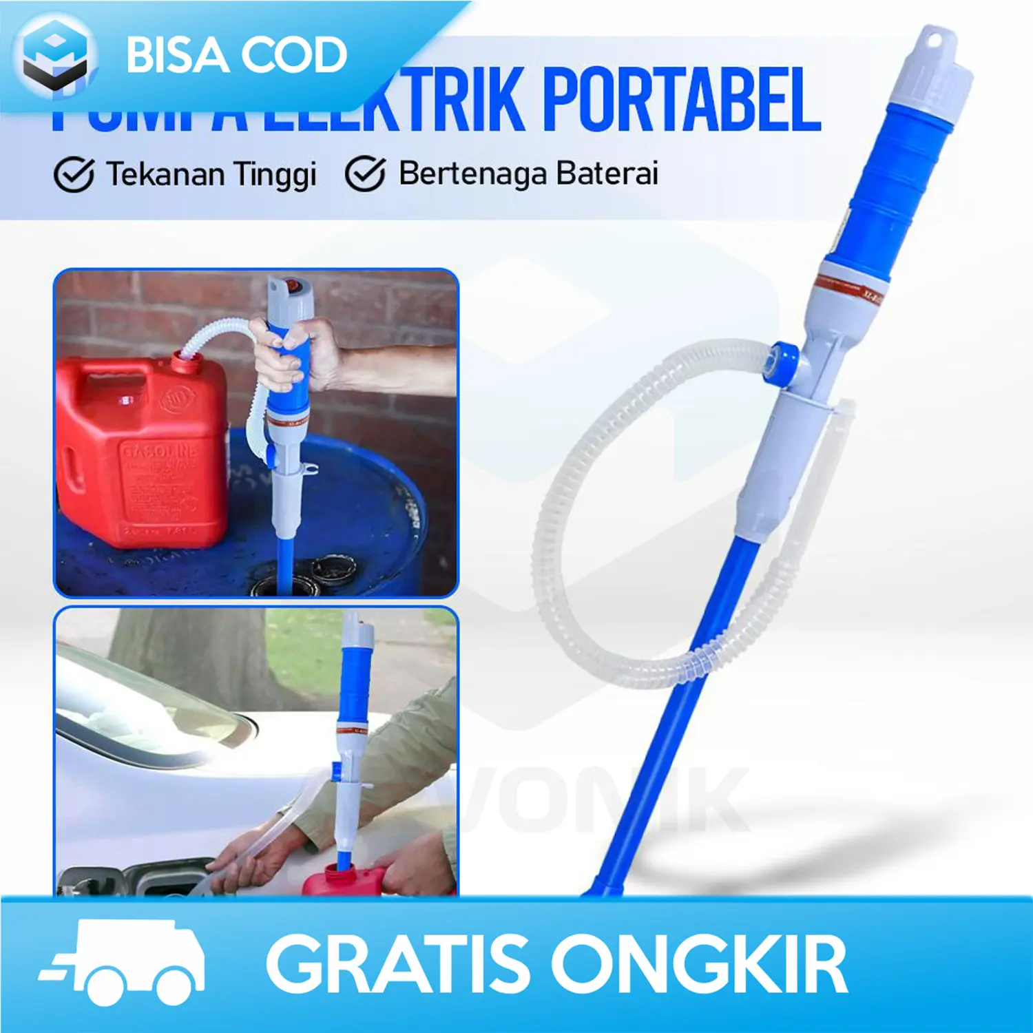 PERALATAN POMPA AIR MINYAK OTOMATIS PORTABLE TRANSFER OIL HAND PUMP