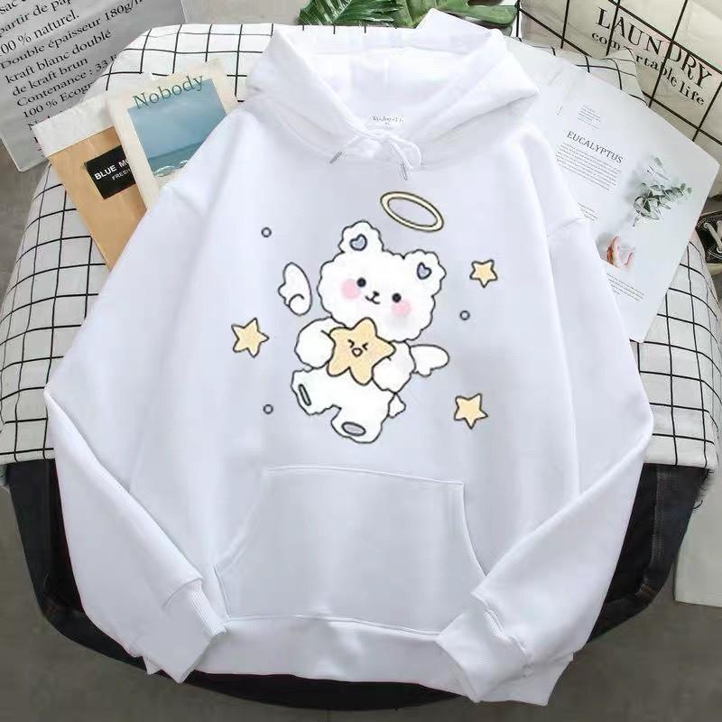 FREESHIP Sét bộ áo hoodie mũ cừu thiên thần MIX quần bom chunTHỜI TRANG HÀN QUỐC, Áo hoodie nam nữ thiết kế thời trang  Red Shop Fashion 4
