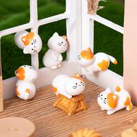 Gambar 【Apligod】Dekorasi Desktop Ornamen Mobil Lanskap Mikro Ornamen Kucing Oranye Lucu Kreatif - A-random dari Apligod Kota Bekasi 1 Tokopedia