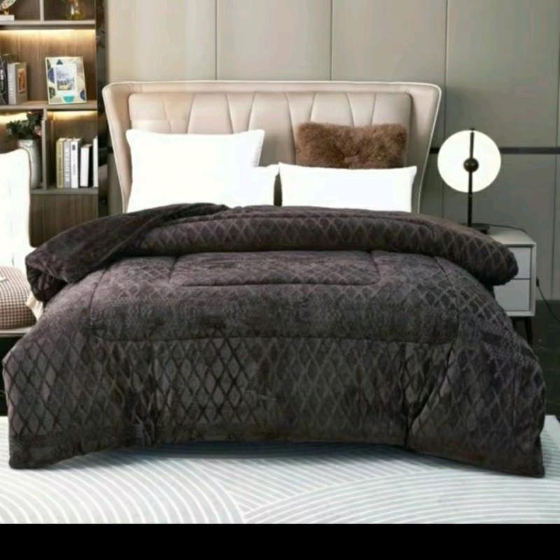 Siêu Sale Cuối Năm Chăn lông thỏ cao cấp màu sắc sang trọng quý phái cân nặng 4kg kích thước 2mx2m3 - hỗ trợ đơn hàng theo yêu cầu 4