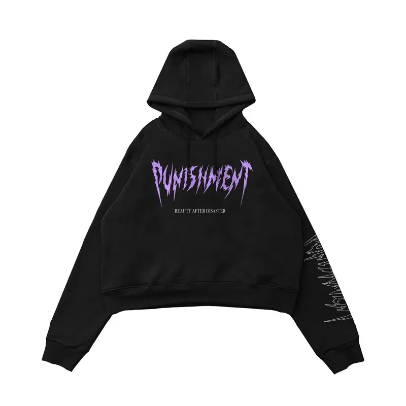 HOODIE COWOK CROP OVERSIZE PULLOVER HOODIES KEREN TEBEL ORI KECE AESTHETIC KOREAN STYLE PUNISHMENT