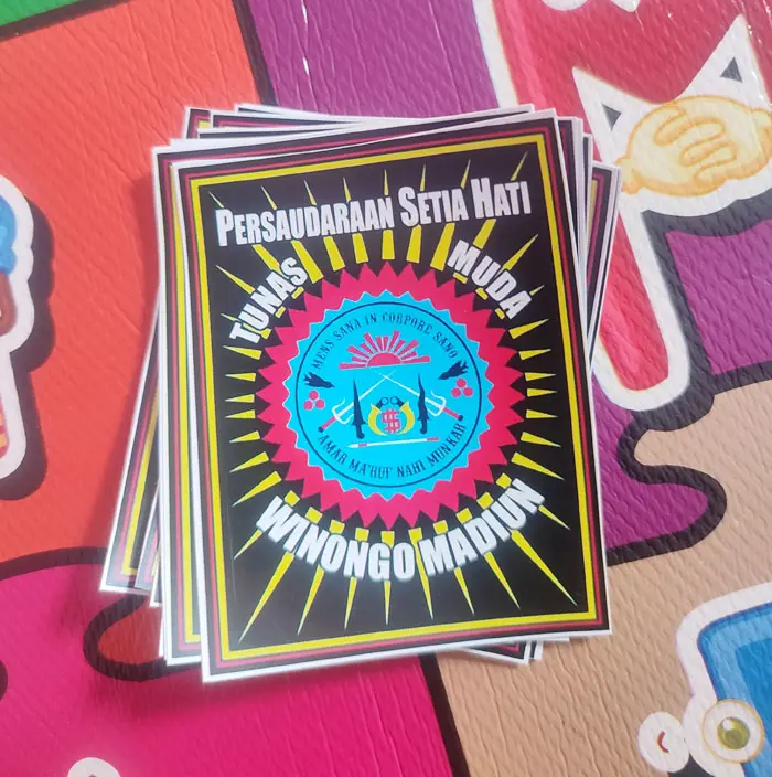 Stiker PSHW Tunas Muda SH Winongo 1903 Pusat Madiun Paper Stationery 4