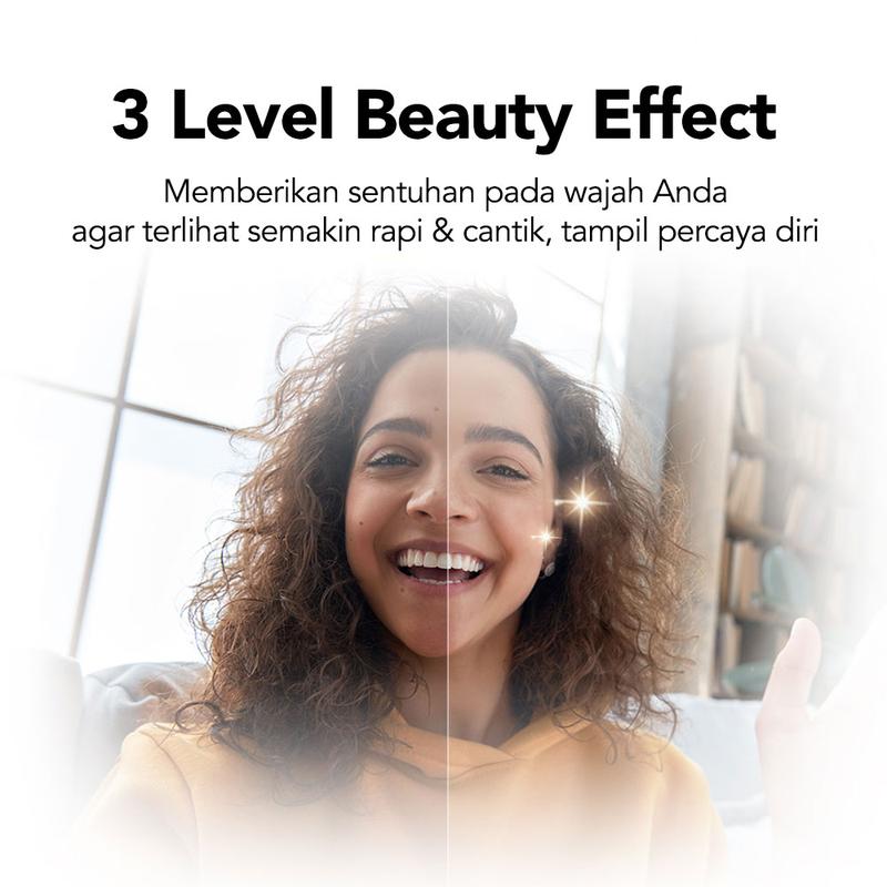 Webcam Full HD Micropack 1080P USB C Connector with Microphone & Beauty effect - MWB-15 3