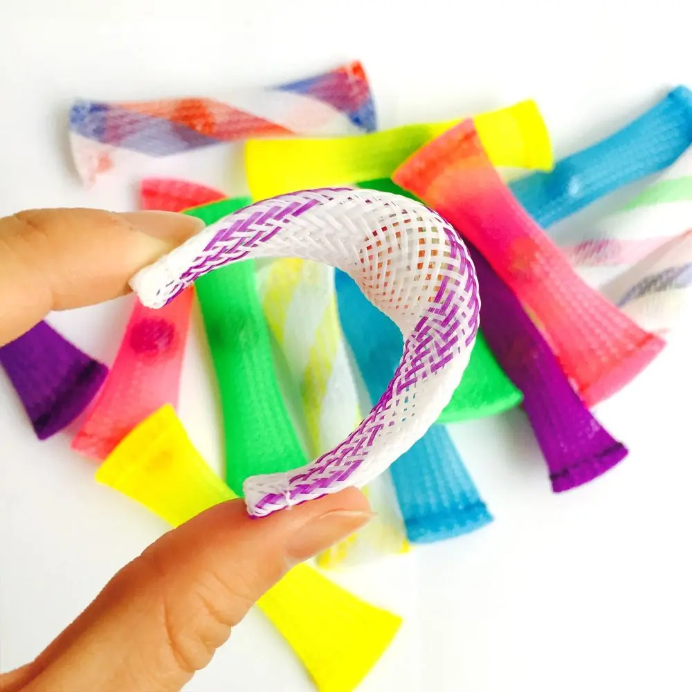 1PC Autism and ADHD Occupational Therapy Relieve Stress Fidgets Hand Fidget Toys Increase Focus Braided Mesh Sensory Toys