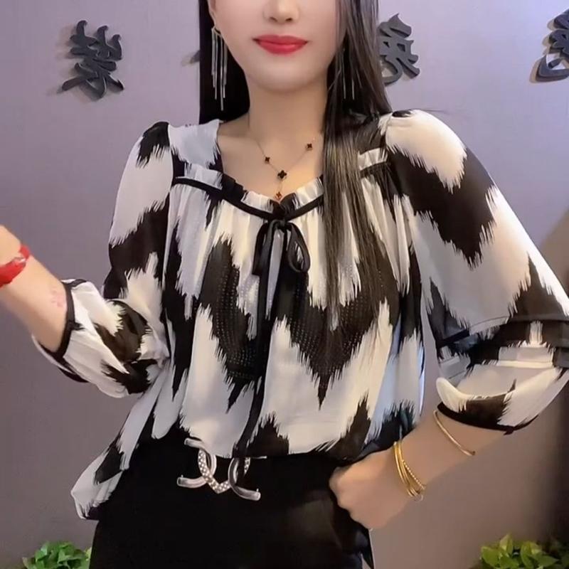 Baju Sifon, Rekaan Ikatan bentuk rama-rama, Untuk Wanita, Lengan ...