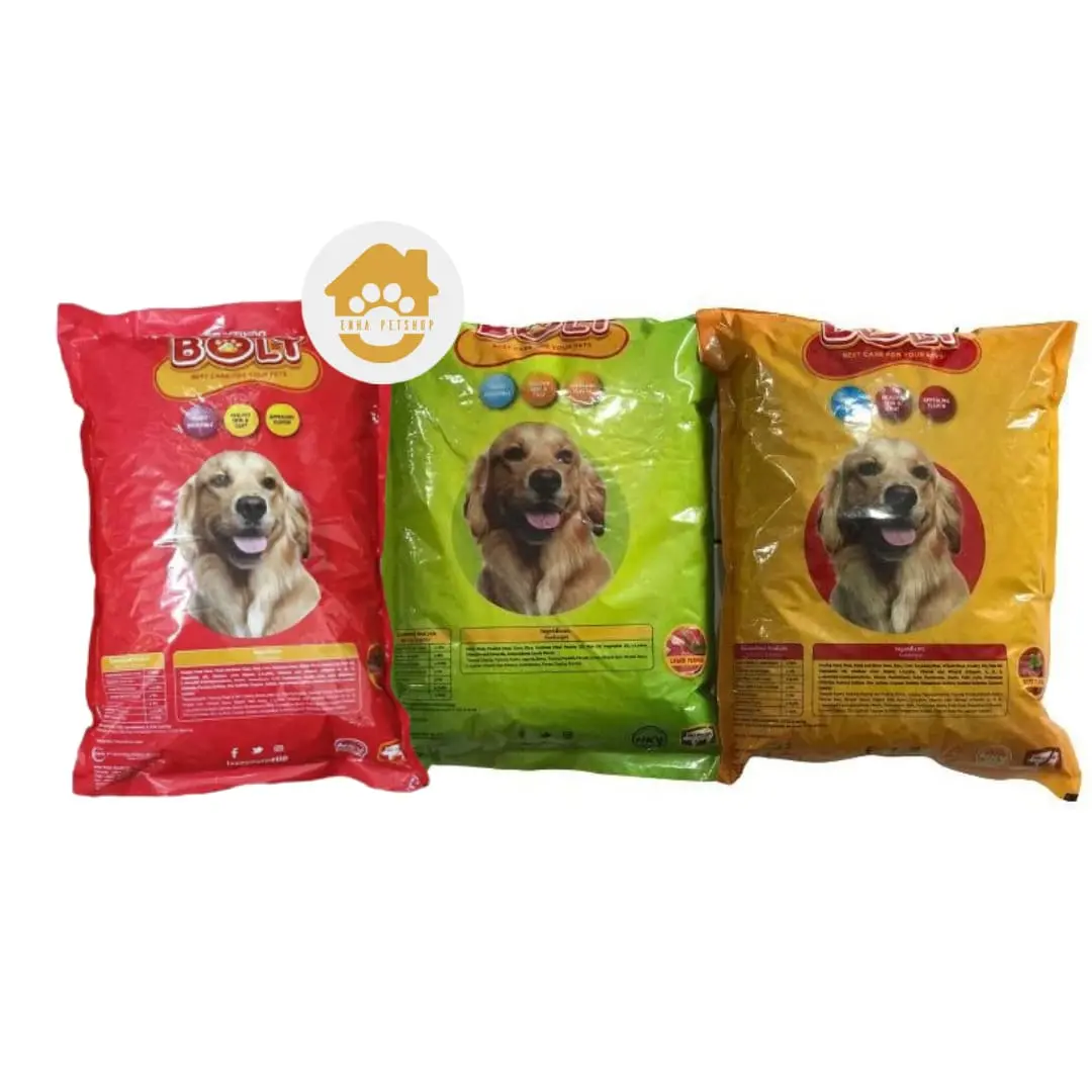 Bolt Dog 1kg - Makanan Kering Untuk Anjing