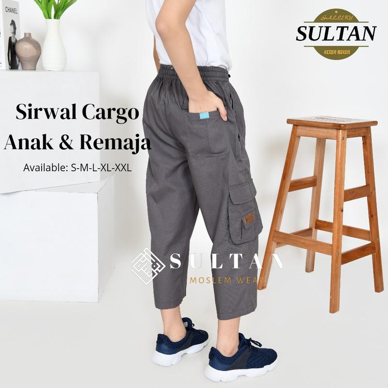 Sirwal Cargo PDL Anak Laki Laki Tanggung Sampai Remaja 10 11 12 13 14  15 16 17 18 Tahun SD SMP SMA fashion 4