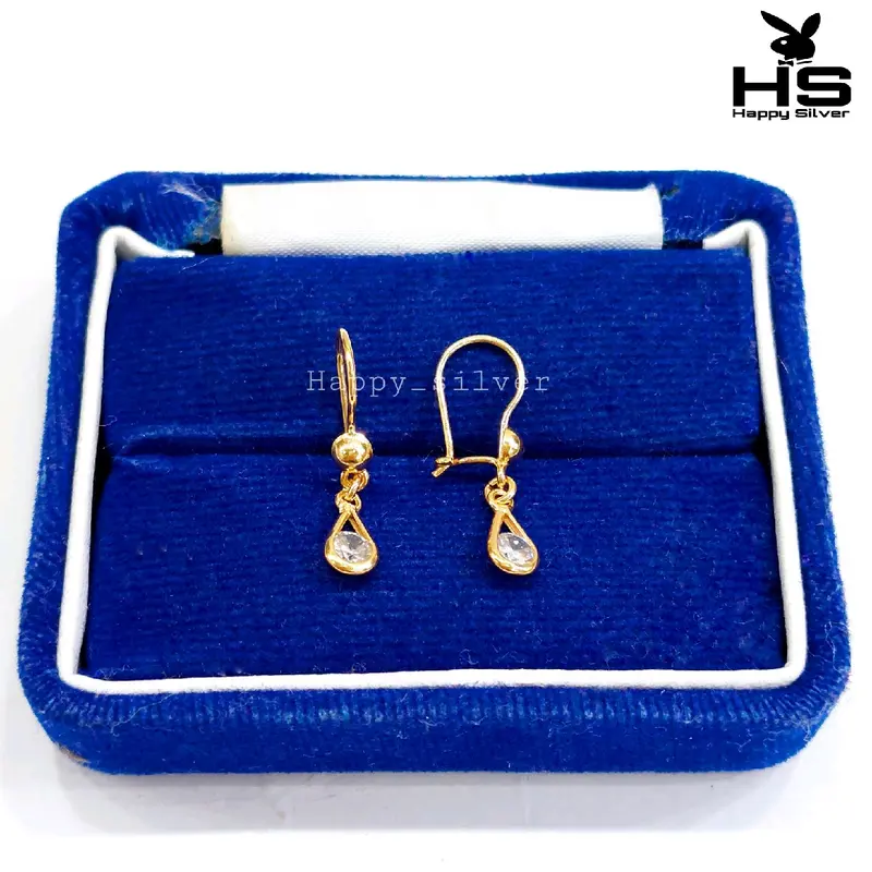 anting anak/dewasa model kait gantungan tetes air dan bulat 2
