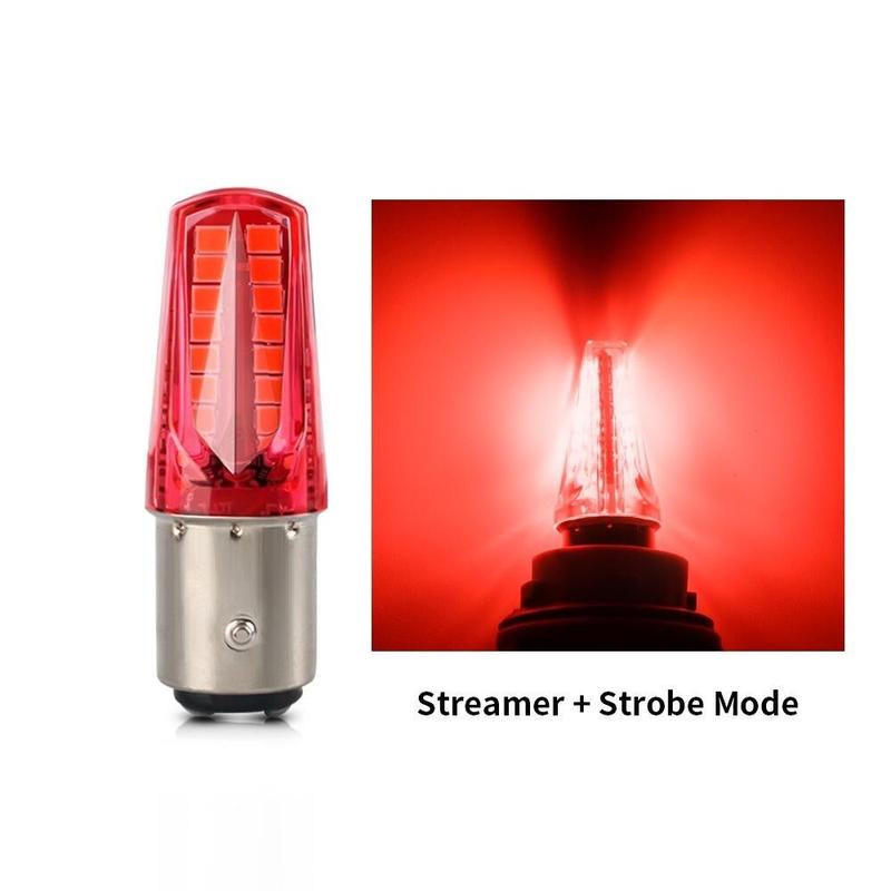 FANTUDZ 1157 Motorcycle flashing brake light BY15D 42MD electric vehicle flashing light brake light 8