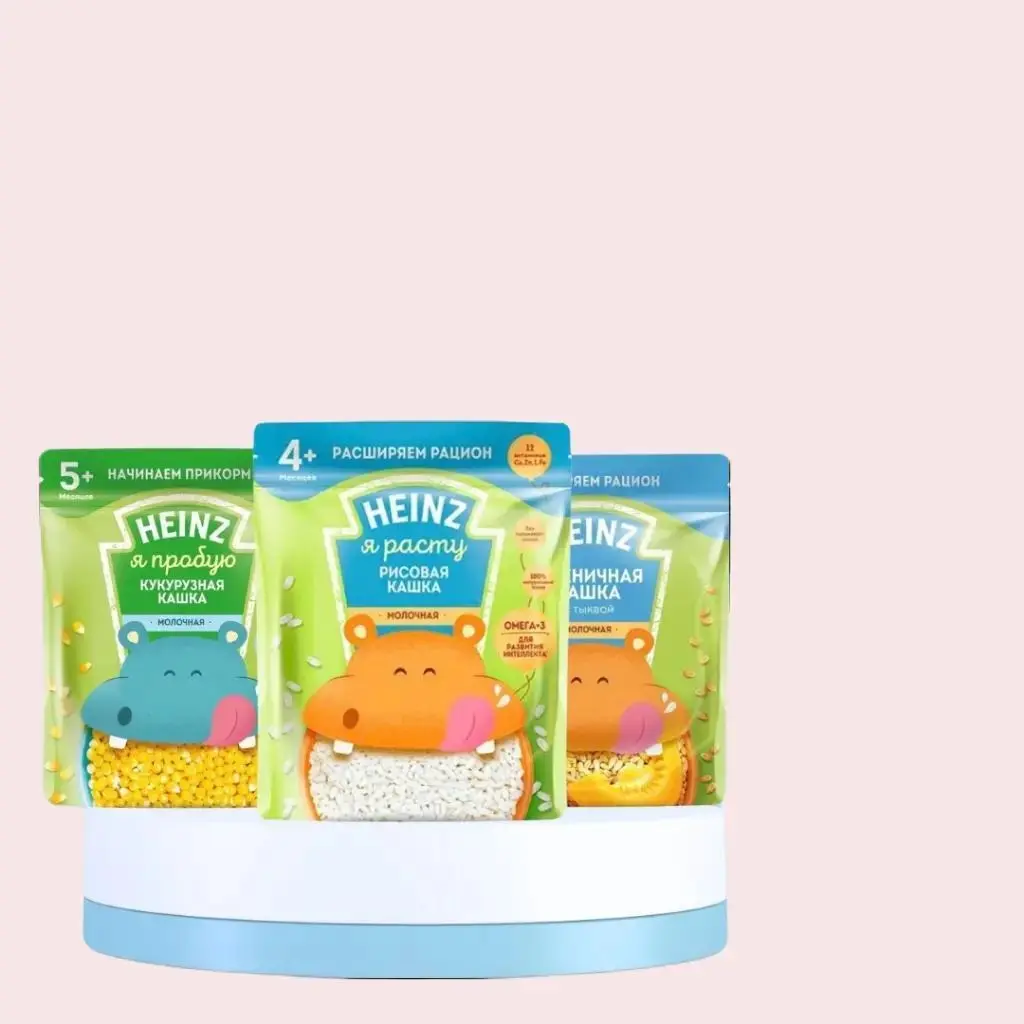 Cháo bột ăn dặm Heinz Nga gói 250g, Nga