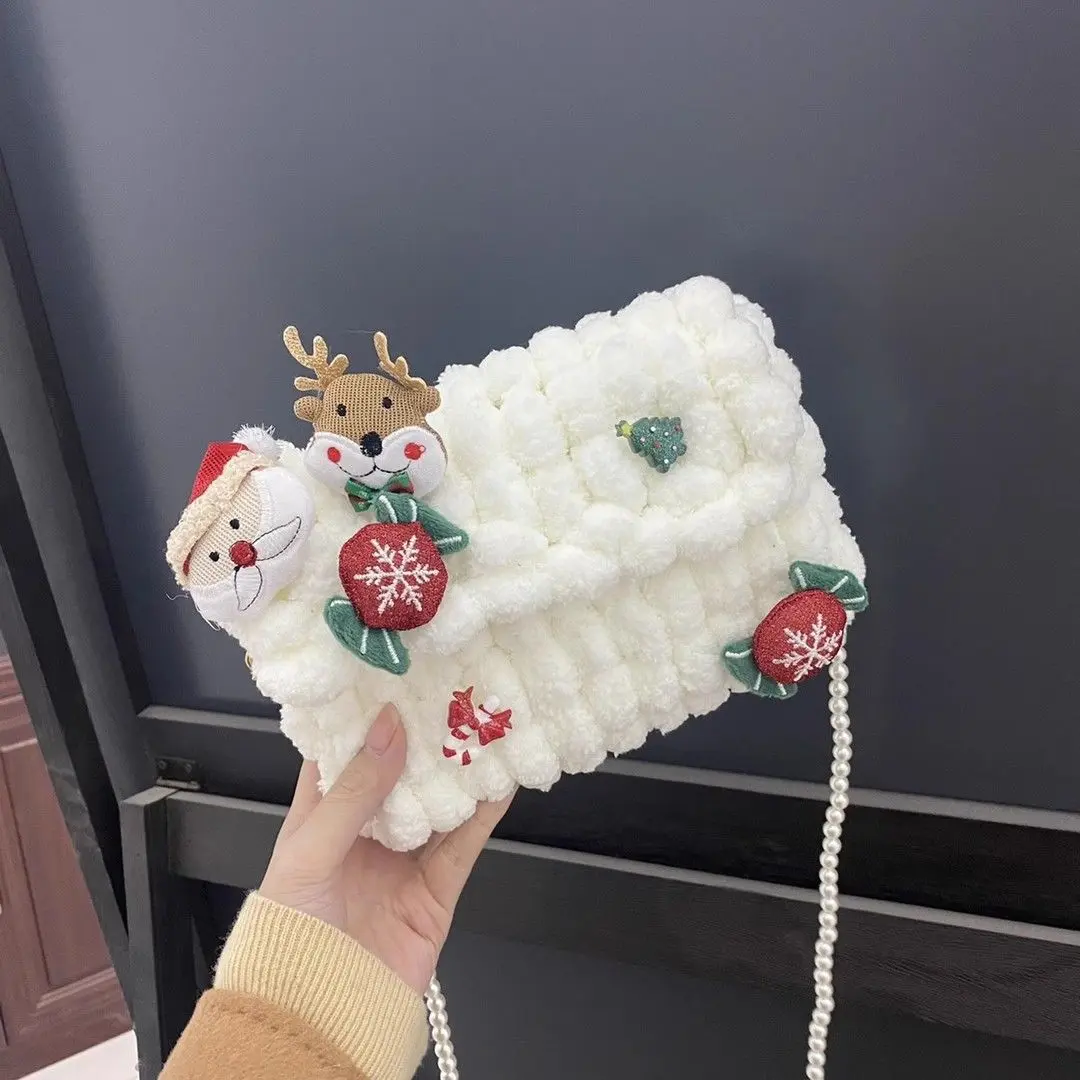 Bộ Vật Liệu Dệt Thủ Công Tự Làm, Thủ Công Tự Làm Tại Nhà, Túi Đeo Chéo, Túi Thủ Công Tự Làm, Thích Hợp Làm Quà Tặng Giáng Sinh, Cho Bạn Gái, Năm 2024
