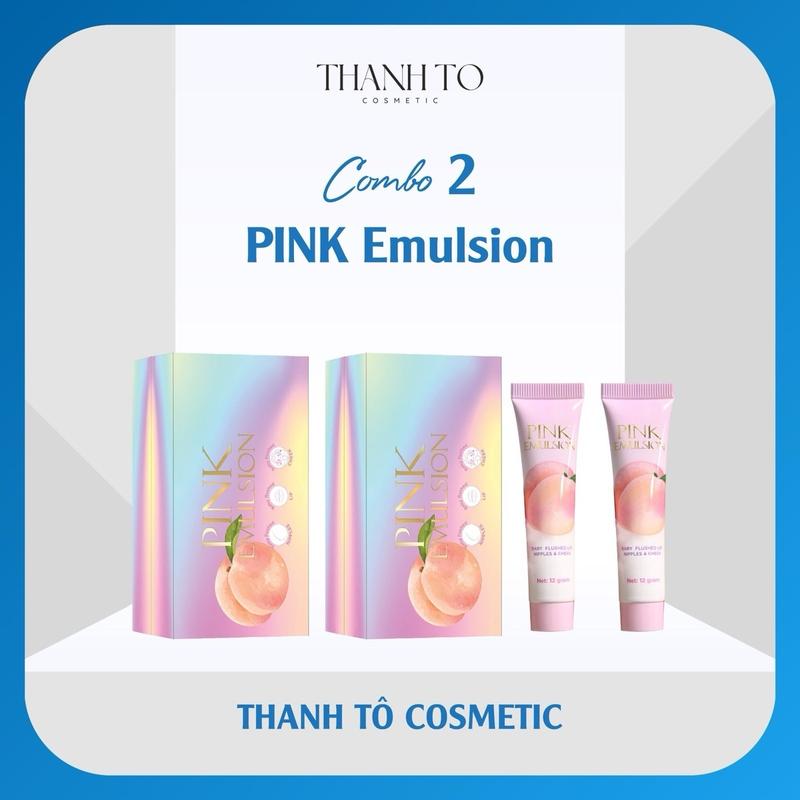 COMBO HAI CÂY kem duỡng má hồng Pink Emulsion | Thanh Tô Cosmetic
