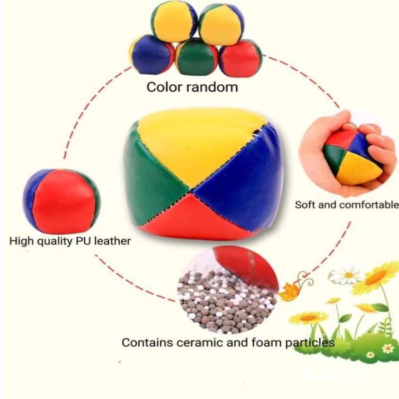 Product Introduction of 3Pcs Outdoor Professional Learn to Juggle Beginner Kit Juggling balls Kids toy Children Interactive balls 19