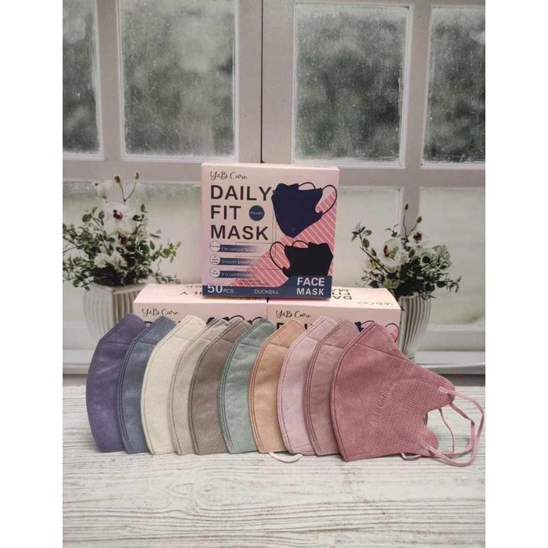 Masker Duckbill Mix Warna Dewasa Y&B Isi 50 pcs - COD - PROMO 0