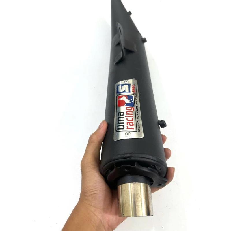  Phụ kiện Pô Uma Racing Gắn Wave 50 100 110 Sirius kèm cổ pô và tiếng bao chất - Phụ Tùng - Phụ Kiện 