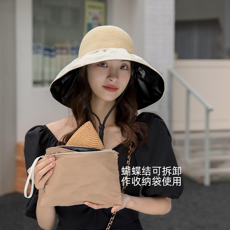 Mũ Nữ Mùa Hè, Imvelo, Mũ Chống Nắng, Vành Lớn, Chống Tia UV, Mũ Vinyl Ngư Dân, Che Mặt Che Nắng Hàn Quốc, Mũ Chống Nắng, Che Hơn 99% Tia UV Hiệu Quả 3