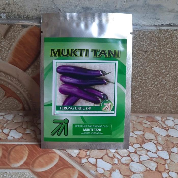 Gambar Benih Terong Ungu OP Unggul 0,5 gram Produk Mukti Tani | Bibit Terong Ungu OP Unggul dari Mukti Tani Kota Administrasi Jakarta Selatan Tokopedia