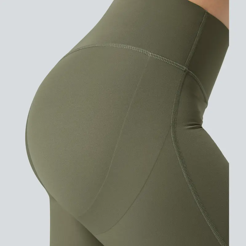 Halara Halara UltraSculpt™ High Waisted Ruched Tummy Control Butt Lifting Yoga 7/8 Leggings 4