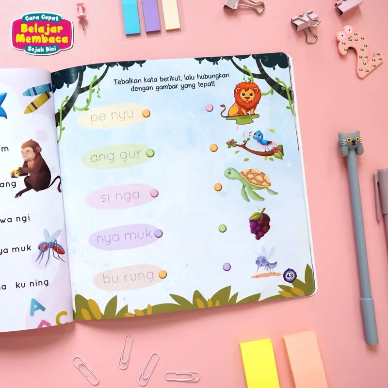 Cara Cepat Belajar Membaca Sejak Dini - Fun Learning - Buku Belajar Membaca - Usia 2 tahun - Buku Belajar Membaca - Buku Anak - Visi Mandiri - Ziyadbooks - Softcover - Littlestar - Buku Pelajaran - Buku Sekolah 1
