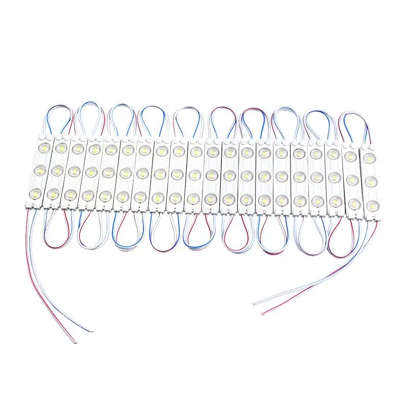 LED Injection Molding Module (20pcs/set), High Brightness Decorative Light Strip, Makeup Mirror Light Module For Cupboard Wardrobe