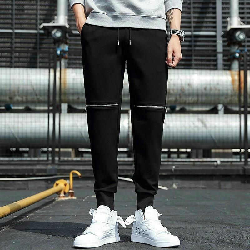 Quần Jogger Kaki Nam Dáng Thể Thao Cao Cấp Khóa 2 Gối MÀU ĐEN QUẦN DÀI KAKI KHÓA GỐI ( QJKK065) S0 Sport 2