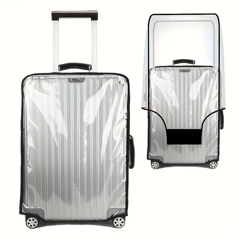 Transparent Luggage Protective Cover, 1 Count Dustproof Bag for Traveling Case, Waterproof Bag for Traveling Case, Travel Essentials, Valentine's Day Gift 3