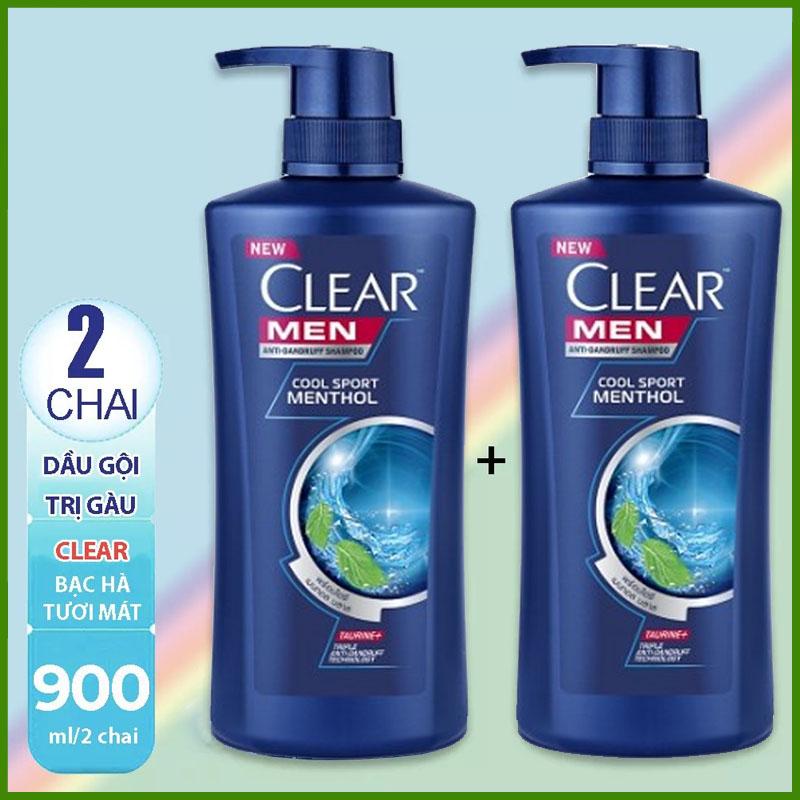 Combo 2 Chai Clear Men Thái Lan - Sạch Gàu, Thơm Mát