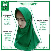 Gambar [JK] Jilbab Bergo Serut Polos Hijau - Kerudung Bergo Hijau Seragam Sekolah Mi dari Toko Juara Kelas Kota Tangerang 5 Tokopedia