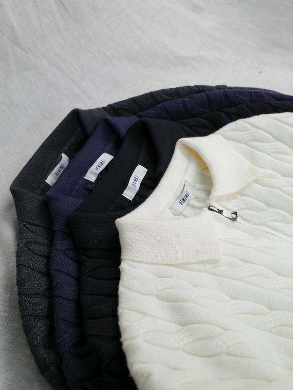 Áo Polo Nam Len Vặn Thừng Cao Cấp Áo Sweater Len Hàn Quốc Unisex DENIMST 717