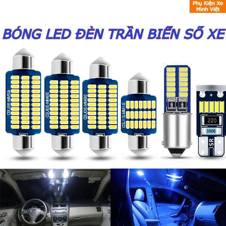  Bóng đèn led trần ô tô xe hơi - Bóng đèn biển số xe 12v - C5W siêu sáng đủ kích thước phù hợp với mọi loại xe Phụ Tùng Đèn Pha halogen den ledoto h4s không bảo hành ứng dụng đầy màu sắc nội đèn trần đèn xanh băng xpander đỏ có viền 
