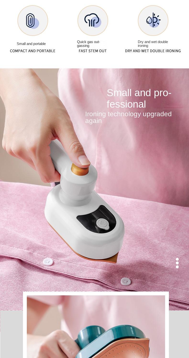 Product Introduction of New Mini Hanging Ironing Machine Folding Portable Handheld Electric Iron Small Household Travel Vertical Fabulous Clothes Ironing Equipment 33