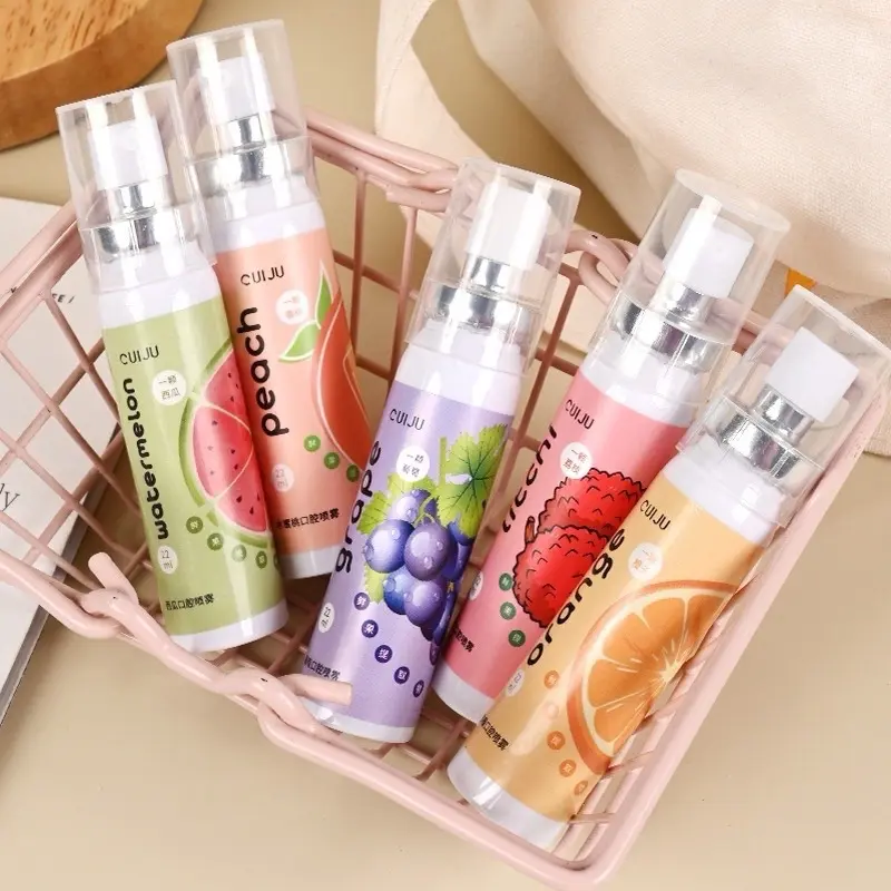 ￼Chai xịt thơm miệng mùi trái cây cho hơi thở thơm tho, Nước hoa thơm miệng hương trái cây ngọt ngào tươi mát 3