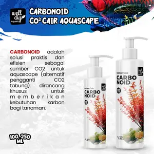 Co2 Aquascape Cair Liquid Carbon Aquarium Penghilang Algae Alga Carbonoid - 100 & 250 ml co2  cair