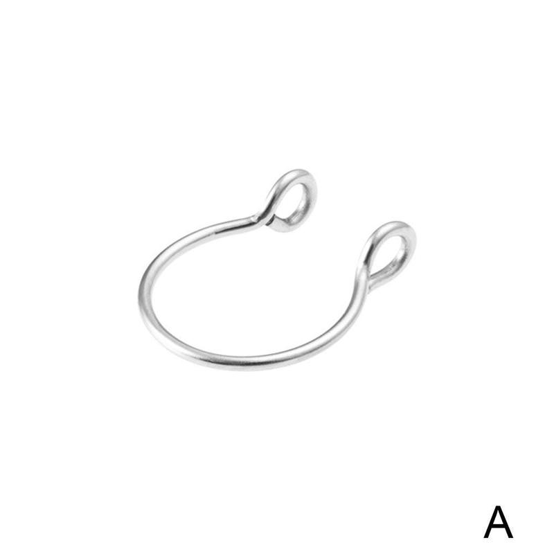 Product Introduction of Stainless Steel U-shaped Nose Rings Nose Clips And Plating Nose Pins Fittings Vacuum Piercing Z4T5 14